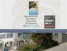 Tablet Screenshot of eypesmouthhotel.co.uk
